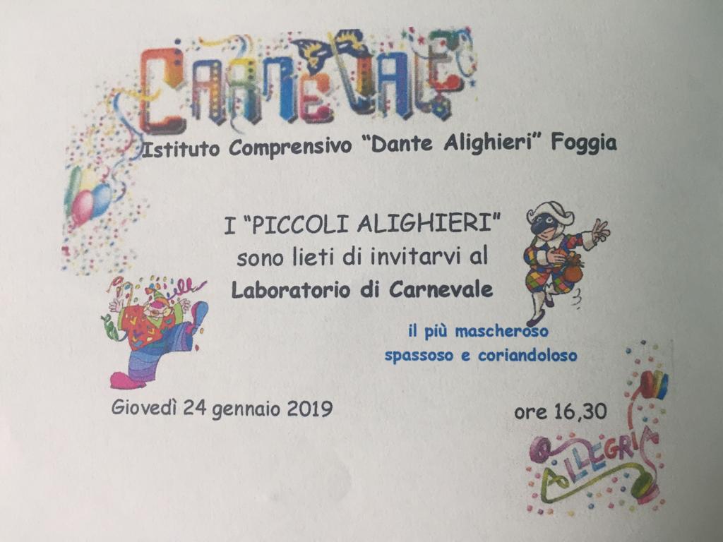 Il Carnevale dei piccoli: progetto continuità