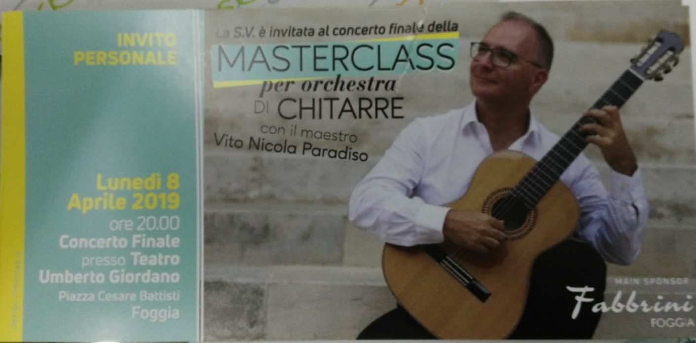 La Dante partecipa alla Masterclass di musica d’insieme per chitarra