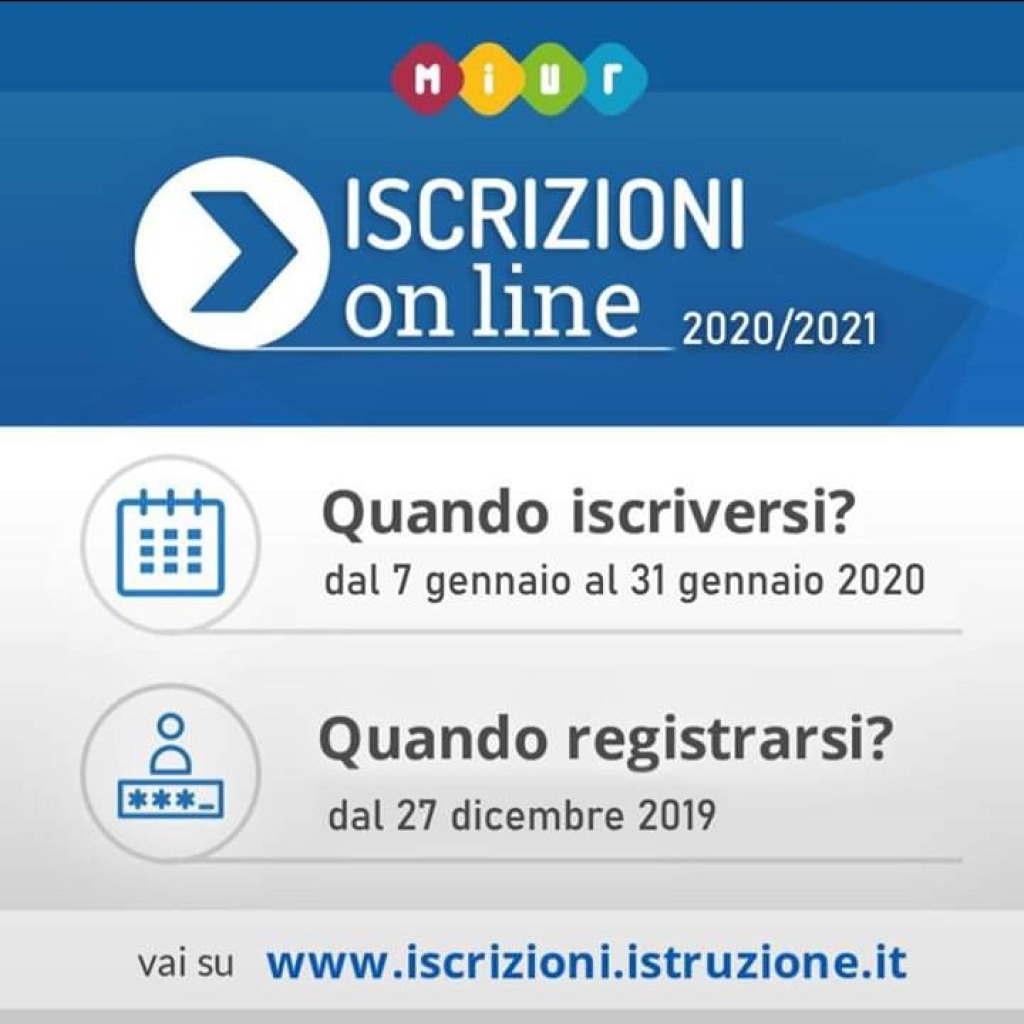 ISCRIZIONI 2020/21