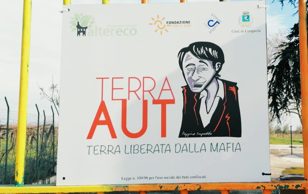 IN VISITA A TERRA AUT, BENE CONFISCATO ALLA MAFIA